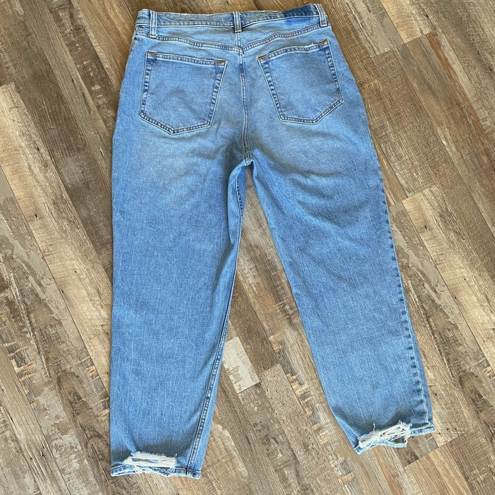 Abercrombie & Fitch The Ankle Straight Ultra High Rise Curve Love 90’s Jeans, 32 - Picture 4 of 10